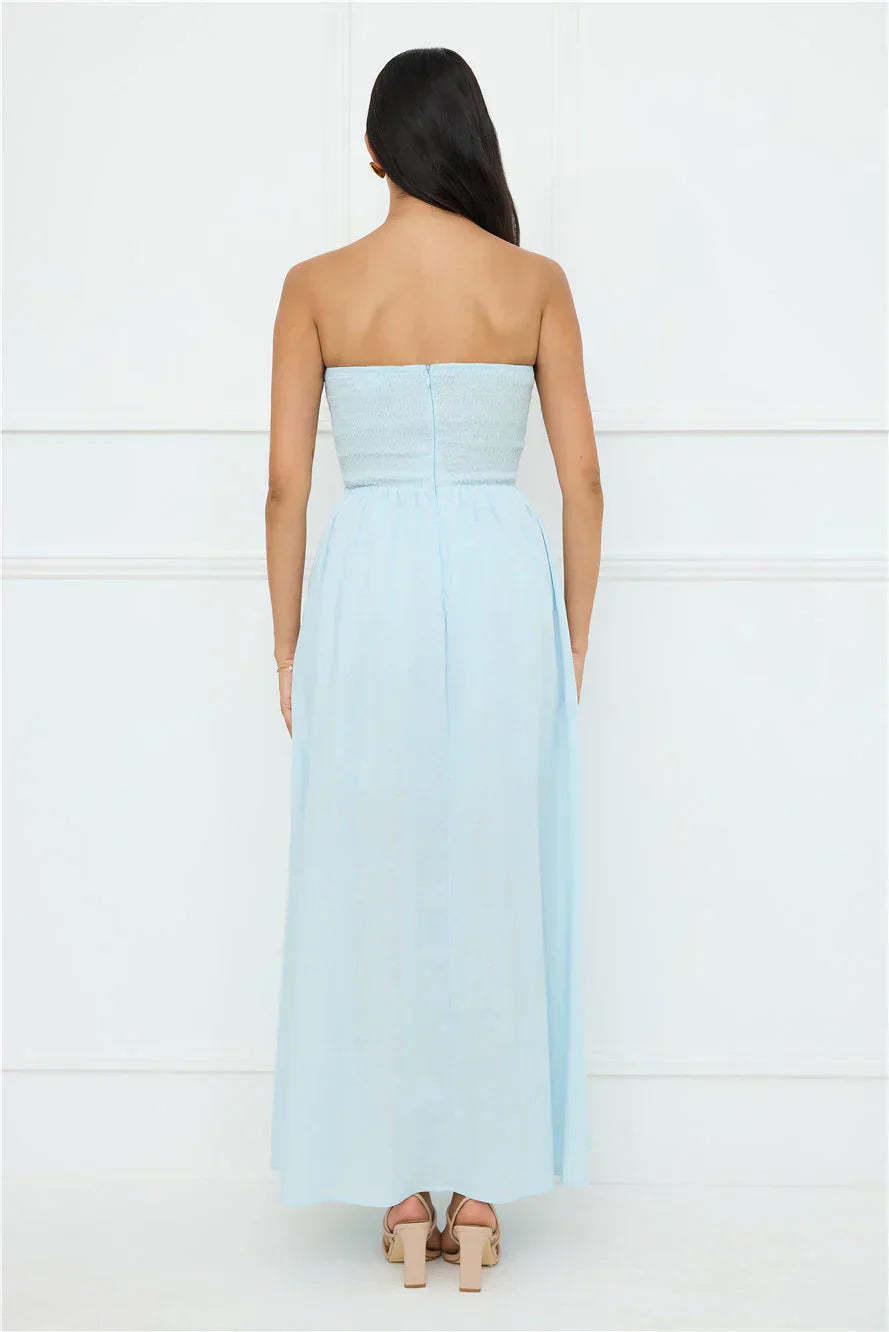 Luciana Strapless Maxi Dress