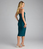 Dreamy Energy Sleeveless Bodycon Midi Dress