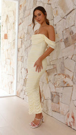 Kylie Maxi Dress - Yellow