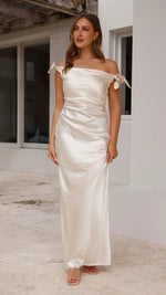 Frida Maxi Dress - Champagne