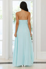 Secluded Grove Strapless Maxi Dress Mint