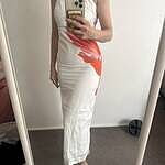 Hi Pretty Midi Dress White