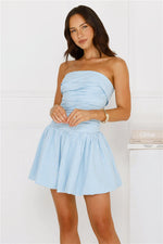 Softest Gaze Strapless Mini Dress