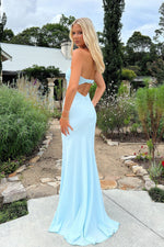 Jesson Strapless Maxi Dress - Blue