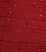 Life Of The Party Rhinestone And Pearl Mini Dress