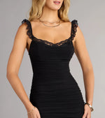 Morgana Lace-Up Ruched Mermaid Dress