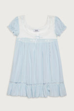 Harmony Mini Dress - Blue Porcelain