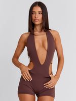 Paislei Playsuit Brown
