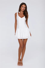 Heatwave Kiss Mini Dress White