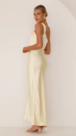 Greta Maxi Dress - Lemon