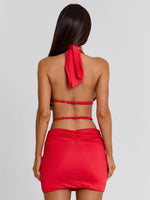 Trina Mini Dress Red