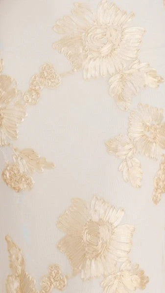 Nikova Maxi Dress - Yellow Embroidery