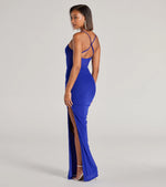 Rose Formal Mesh Corset Column Dress