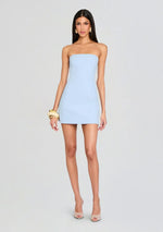 Poppi Heavy Crepe Strapless Mini Dress