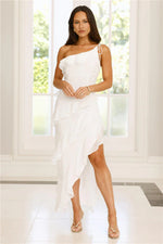 Embrace The Dream One Shoulder Midi Dress