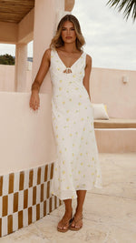 Lola Midi Dress - Limone