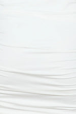 Party Fit Mini Dress White