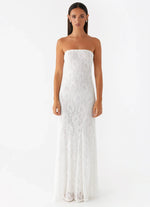 Lolita Lace Maxi Dress - Ivory