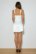 Ladylike Mini Dress White