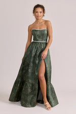 Ellapink Luxe Jacquard Dress | Made To Order