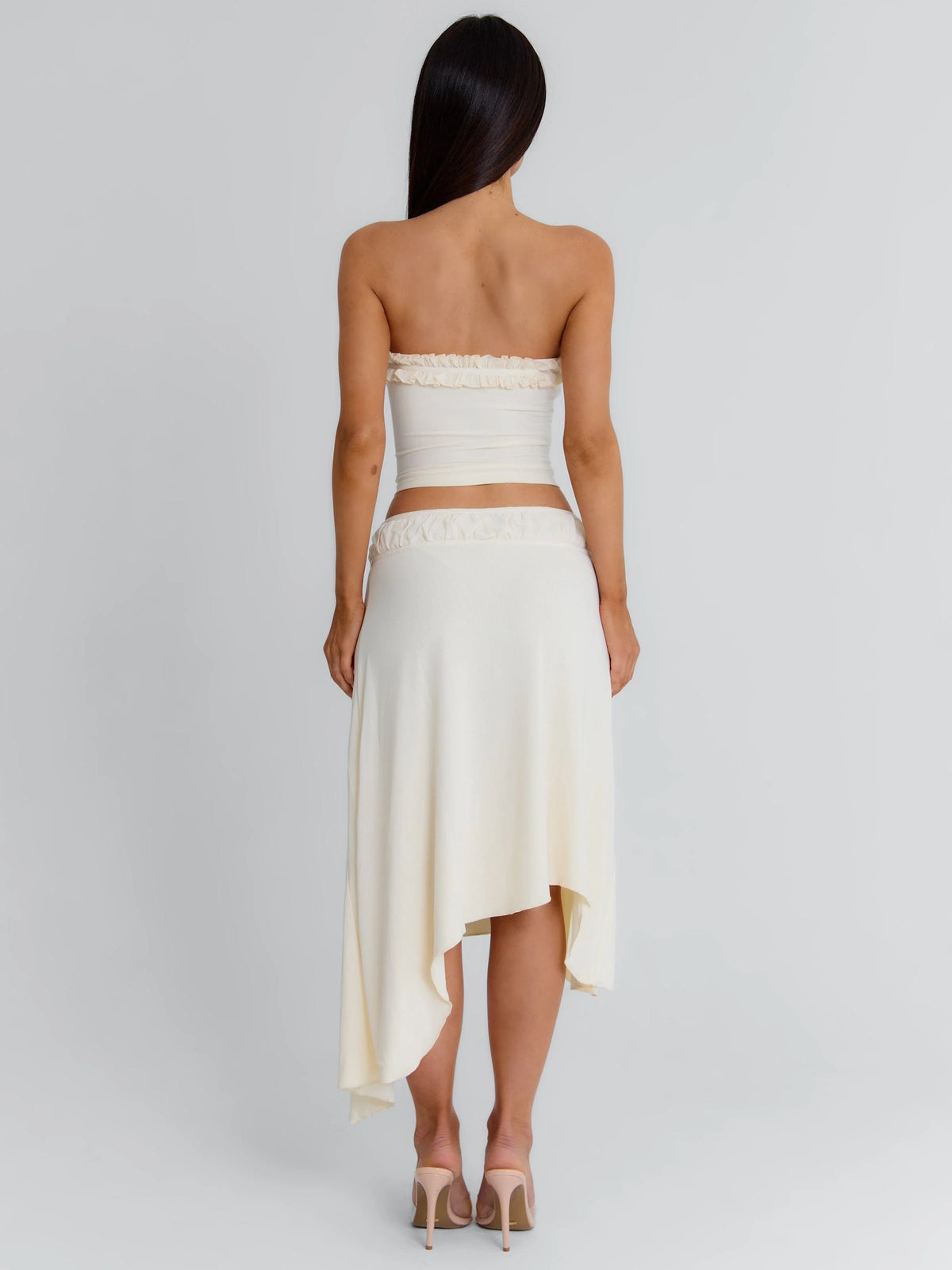 Val Midi Skirt Cream