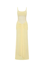 Confetti Skies Maxi Dress Lemon