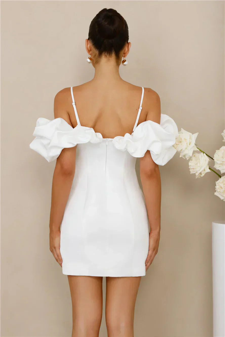 Love On Lock Off Shoulder Mini Dress