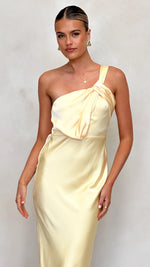 Greta Maxi Dress - Lemon