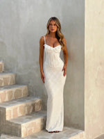 Dylan Maxi Dress White