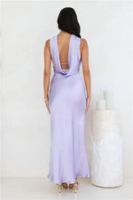 Precious Pearl Satin Maxi Dress