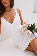Independent Girl Mini Dress White