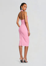 Cloe Metallic Bandage Knit Dress