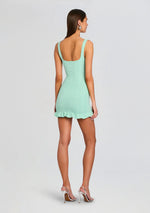 Loulou Metallic Rib Knit Dress