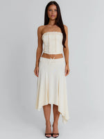 Val Crop Top Cream