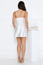 Kitchen Tea Mini Dress White