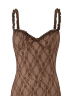 Deja Dress - Brown Lace