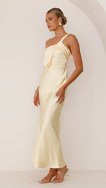 Greta Maxi Dress - Lemon