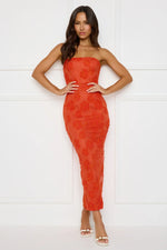 Crowned In Confidence Strapless Maxi Dress