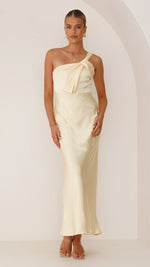 Greta Maxi Dress - Lemon
