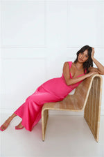 Permission To Party Satin Maxi Dress