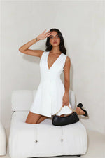 Office Chic Tailored Mini Dress