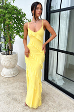 Pippa Maxi Dress - Baby Yellow