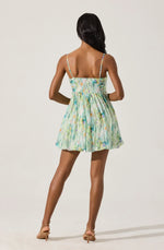 Bubble Floral Mini Dress
