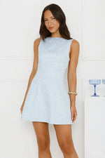 Lagoon Waves Mini Dress