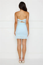Bahamas Breeze Strapless Mini Dress