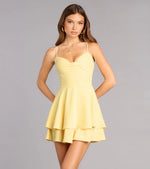 Ready In Five Tie-Back Mini Dress