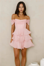 Pretty In The Sun Off Shoulder Mini Dress