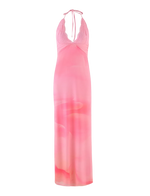 DENAE MAXI DRESS - PINK : FLORAL : PINK BLOSSOM