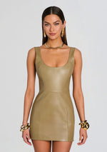 Mero Leather Dress
