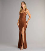 Kaitlin Low Back Slit Mermaid Formal Dress